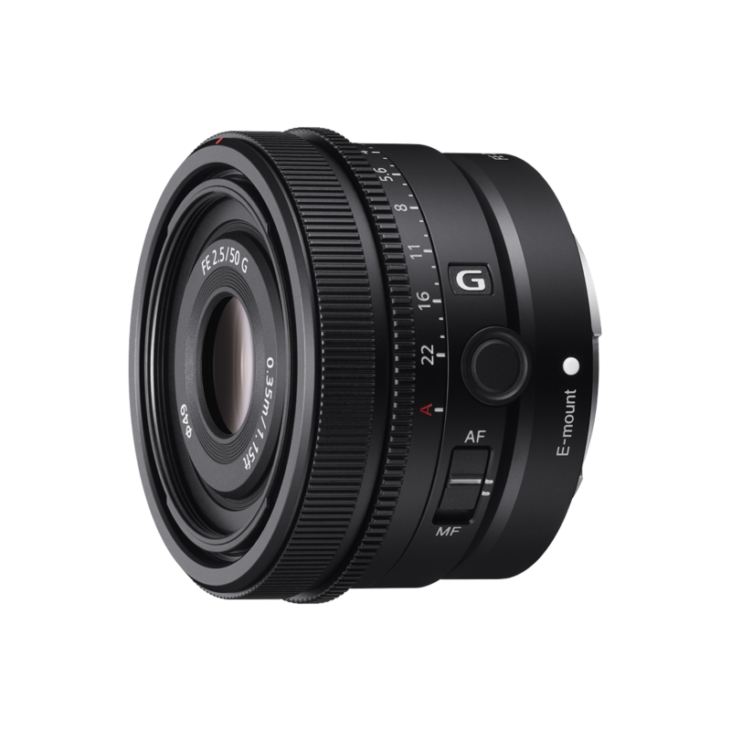 Sony FE 50mm f/2.5 G lens
