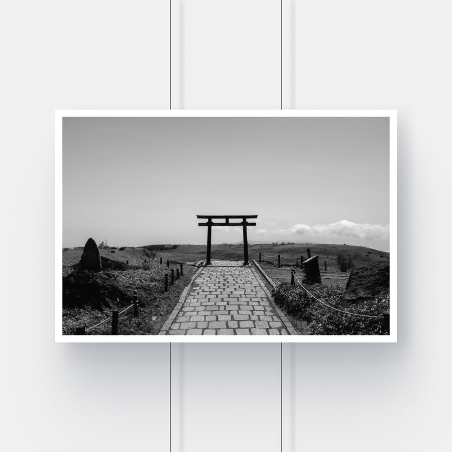 Limited edition fine art print of a shrine on top of Mt. Hakone, Japan.
